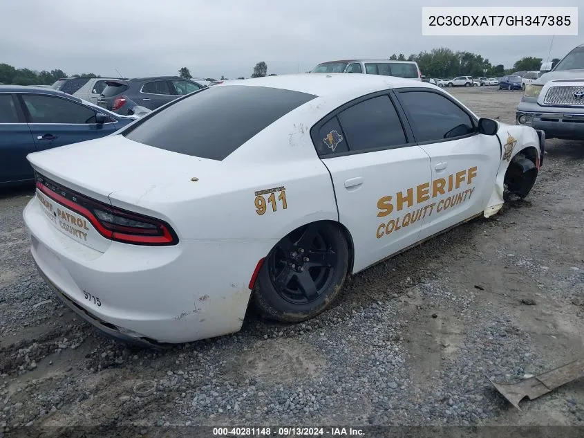 2C3CDXAT7GH347385 2016 Dodge Charger Police