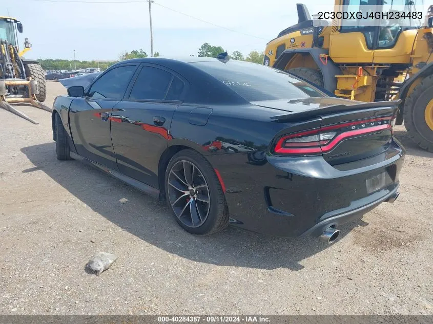 2016 Dodge Charger R/T Scat Pack VIN: 2C3CDXGJ4GH234483 Lot: 40284387