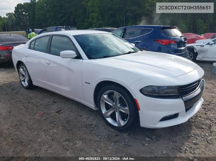 2C3CDXCT2GH355651 2016 Dodge Charger R/T