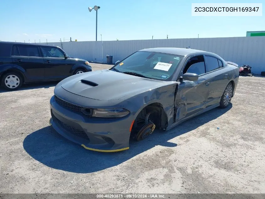 2C3CDXCT0GH169347 2016 Dodge Charger R/T