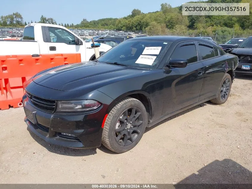 2016 Dodge Charger Sxt VIN: 2C3CDXJG9GH357516 Lot: 40303026