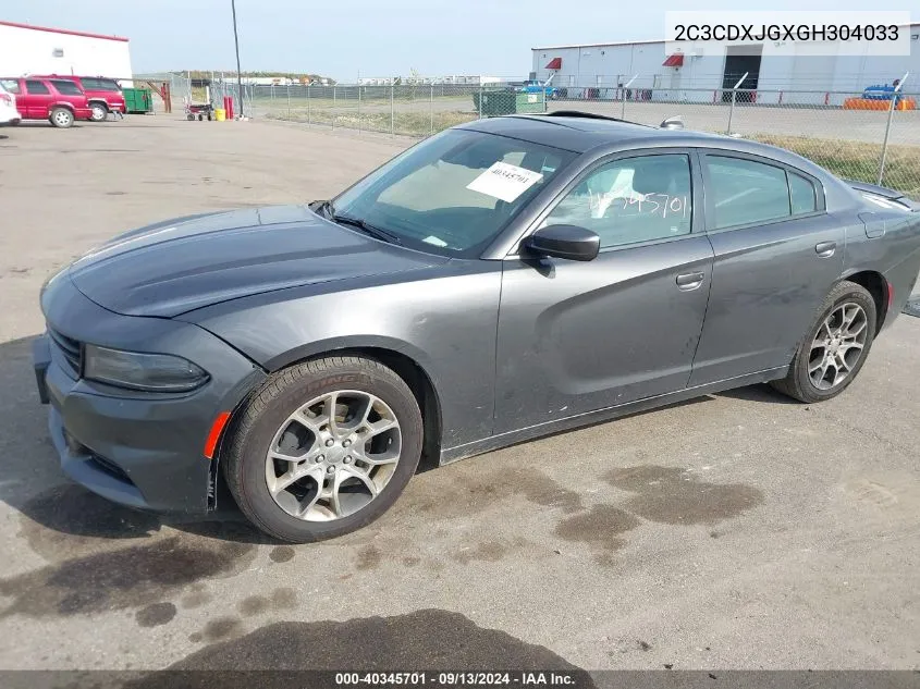 2C3CDXJGXGH304033 2016 Dodge Charger Sxt