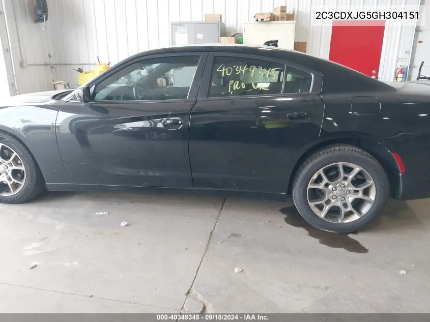 2C3CDXJG5GH304151 2016 Dodge Charger Sxt