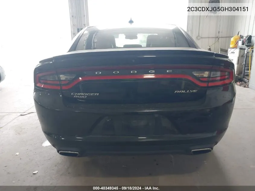 2C3CDXJG5GH304151 2016 Dodge Charger Sxt