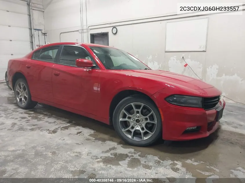 2C3CDXJG6GH233557 2016 Dodge Charger Sxt