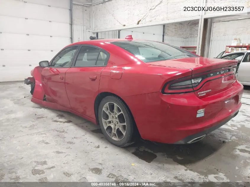 2C3CDXJG6GH233557 2016 Dodge Charger Sxt