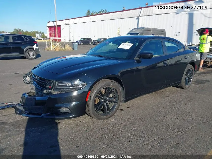 2016 Dodge Charger Sxt VIN: 2C3CDXHG4GH277109 Lot: 40369890