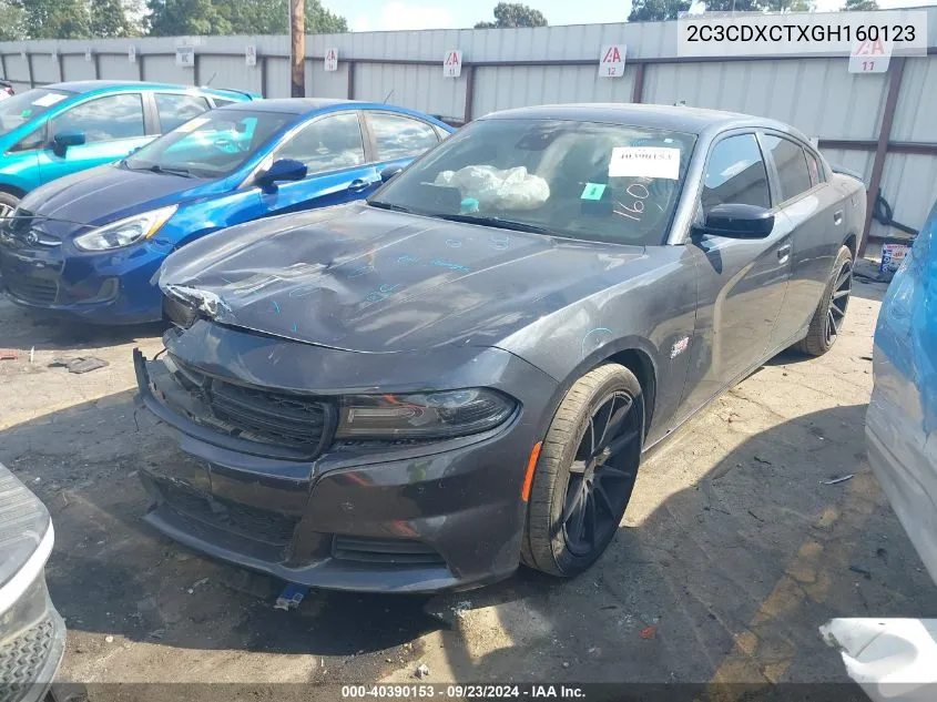 2016 Dodge Charger R/T VIN: 2C3CDXCTXGH160123 Lot: 40390153