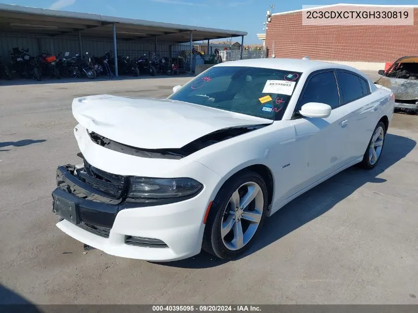 2016 Dodge Charger R/T VIN: 2C3CDXCTXGH330819 Lot: 40395095