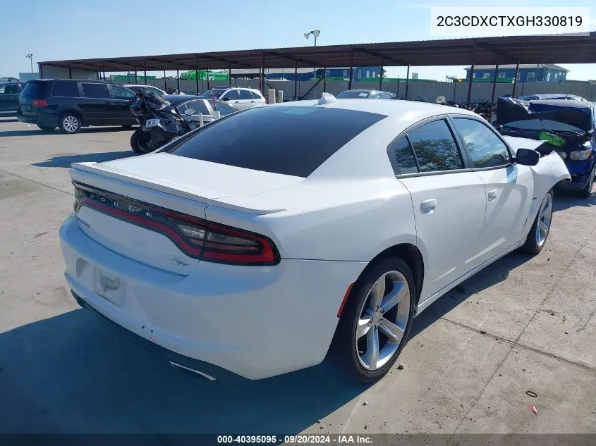 2016 Dodge Charger R/T VIN: 2C3CDXCTXGH330819 Lot: 40395095