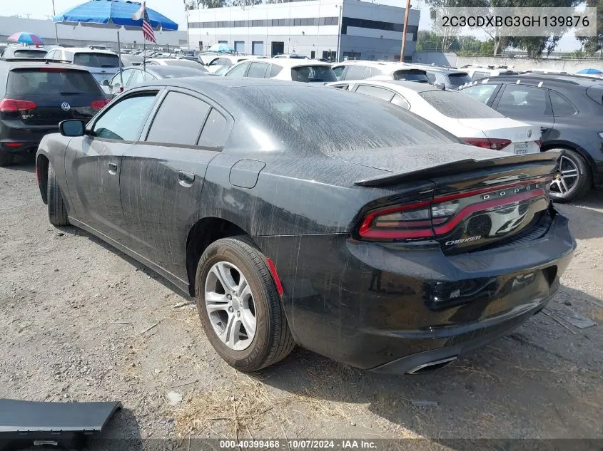 2016 Dodge Charger Se VIN: 2C3CDXBG3GH139876 Lot: 40399468