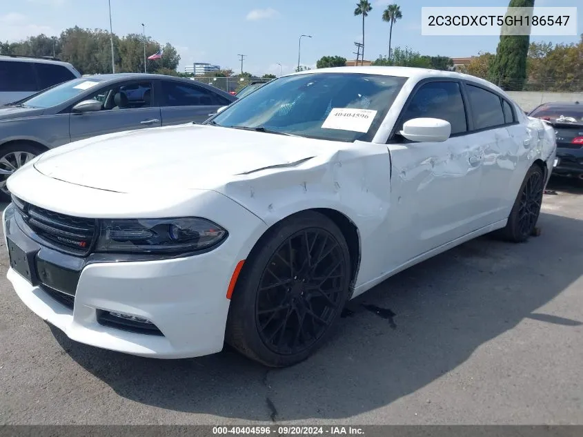 2016 Dodge Charger R/T VIN: 2C3CDXCT5GH186547 Lot: 40404596