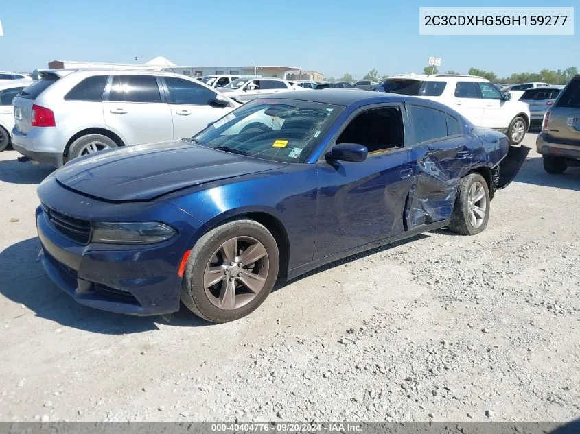 2016 Dodge Charger Sxt VIN: 2C3CDXHG5GH159277 Lot: 40404776