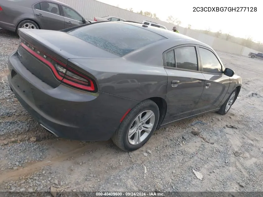 2C3CDXBG7GH277128 2016 Dodge Charger Se