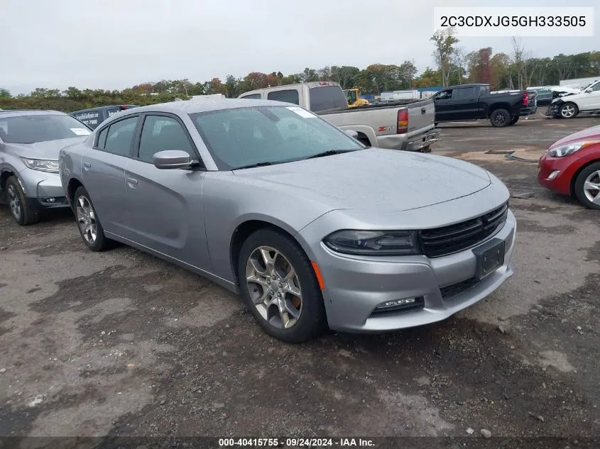 2C3CDXJG5GH333505 2016 Dodge Charger Sxt