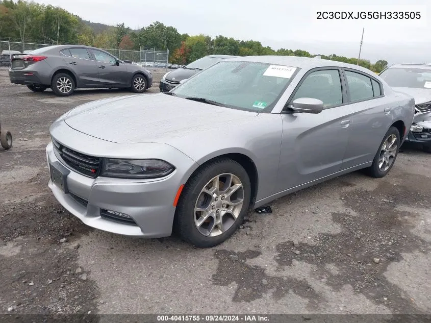 2016 Dodge Charger Sxt VIN: 2C3CDXJG5GH333505 Lot: 40415755