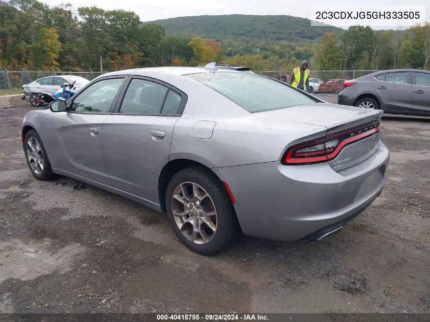 2016 Dodge Charger Sxt VIN: 2C3CDXJG5GH333505 Lot: 40415755