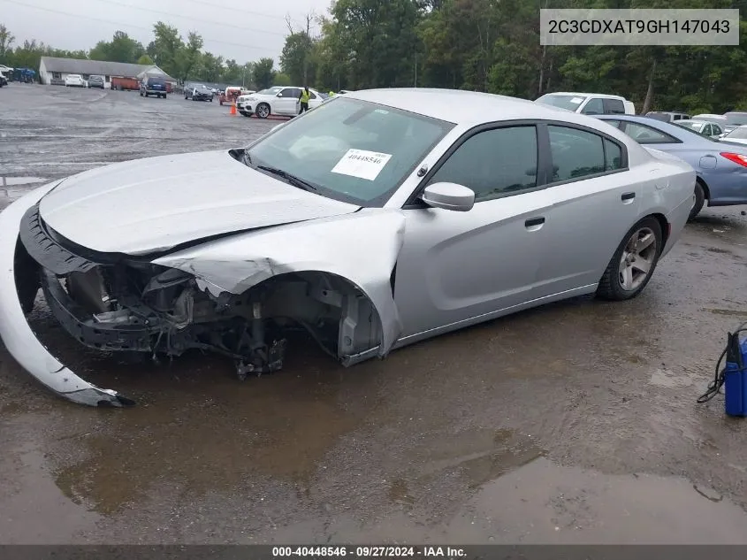 2016 Dodge Charger Police VIN: 2C3CDXAT9GH147043 Lot: 40448546