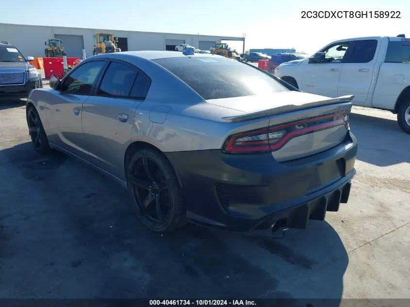 2C3CDXCT8GH158922 2016 Dodge Charger R/T