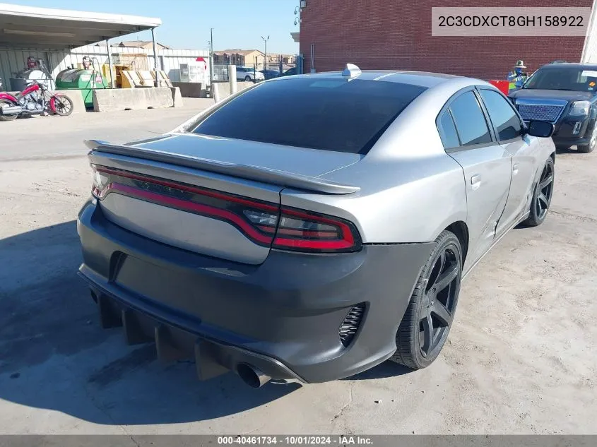 2C3CDXCT8GH158922 2016 Dodge Charger R/T