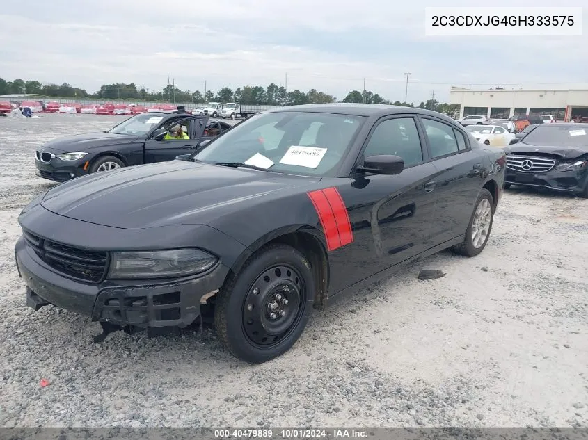 2016 Dodge Charger Sxt VIN: 2C3CDXJG4GH333575 Lot: 40479889