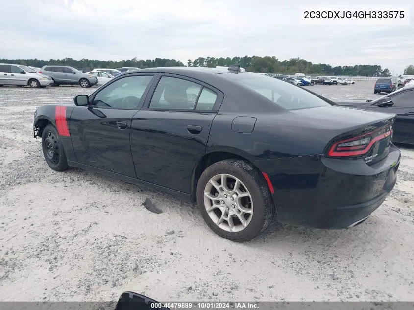 2016 Dodge Charger Sxt VIN: 2C3CDXJG4GH333575 Lot: 40479889