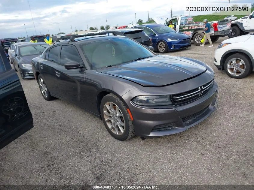 2016 Dodge Charger Se VIN: 2C3CDXFGXGH127590 Lot: 40483781