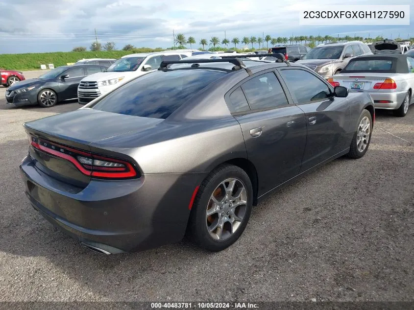 2016 Dodge Charger Se VIN: 2C3CDXFGXGH127590 Lot: 40483781