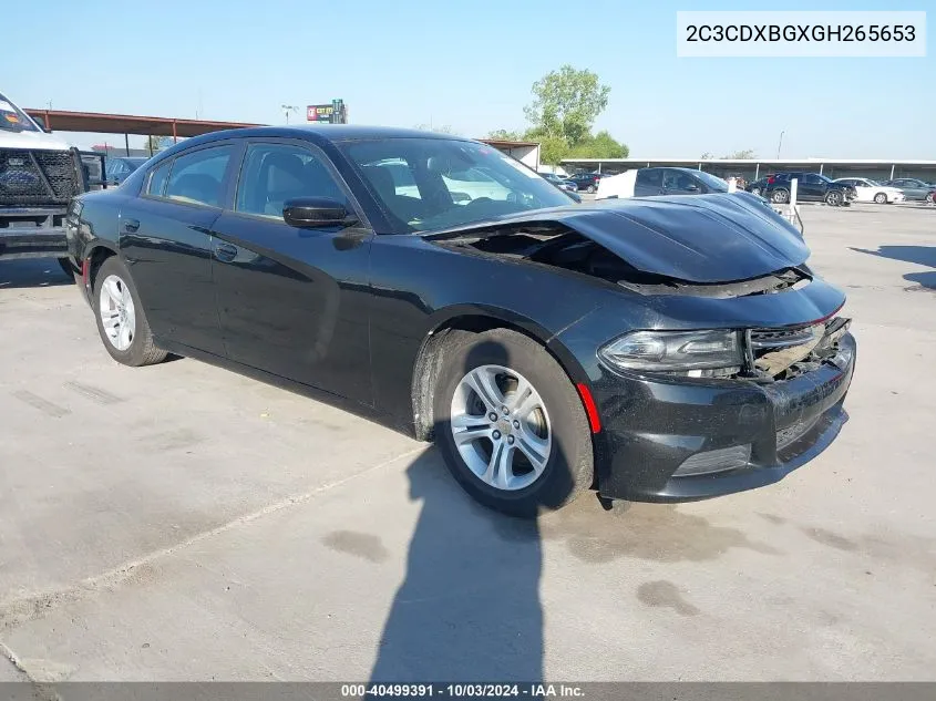 2016 Dodge Charger Se VIN: 2C3CDXBGXGH265653 Lot: 40499391