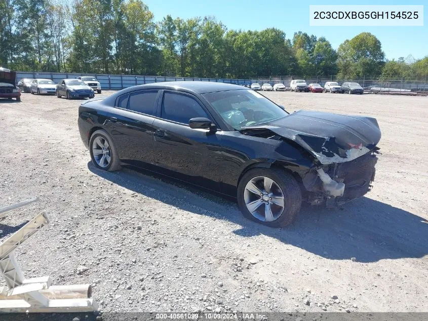 2016 Dodge Charger Se VIN: 2C3CDXBG5GH154525 Lot: 40561099