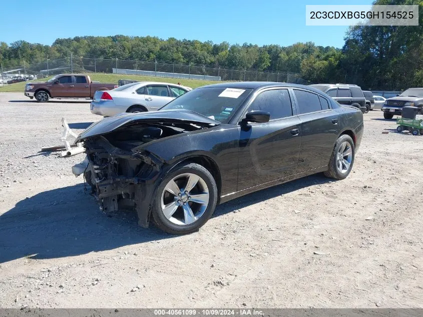 2016 Dodge Charger Se VIN: 2C3CDXBG5GH154525 Lot: 40561099