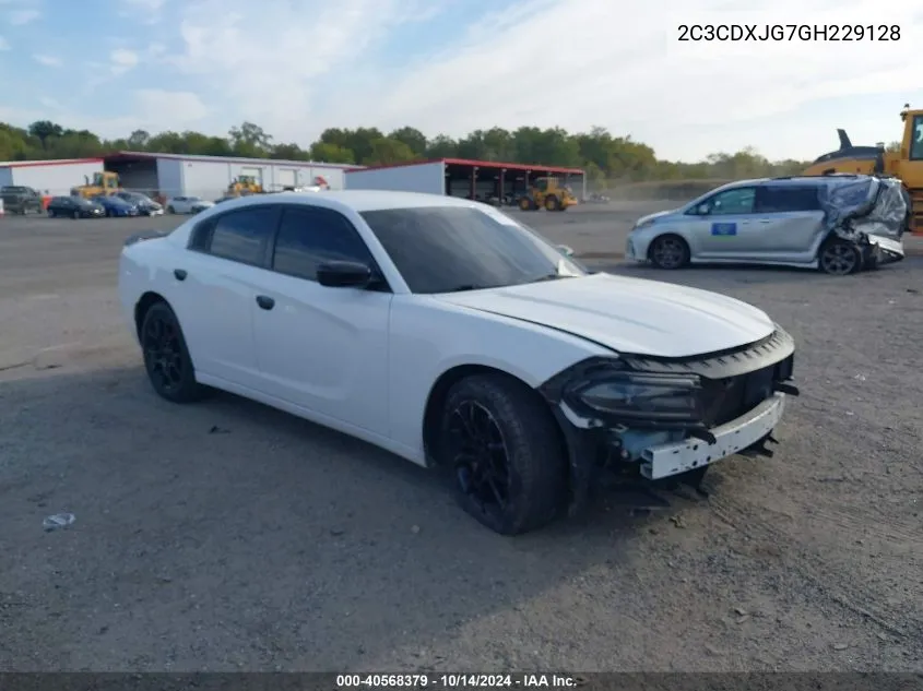 2016 Dodge Charger Sxt VIN: 2C3CDXJG7GH229128 Lot: 40568379