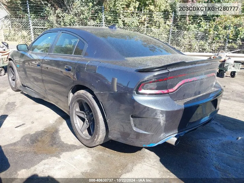 2C3CDXCTXGH280777 2016 Dodge Charger R/T