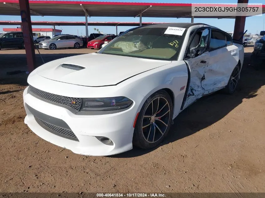 2016 Dodge Charger R/T Scat Pack VIN: 2C3CDXGJ9GH305757 Lot: 40641834