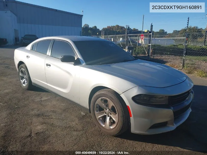 2016 Dodge Charger Police VIN: 2C3CDXKT9GH160891 Lot: 40649659