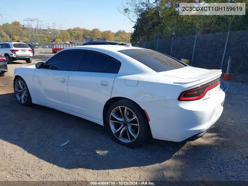 2016 Dodge Charger Road/Track VIN: 2C3CDXCT1GH159619 Lot: 40669730