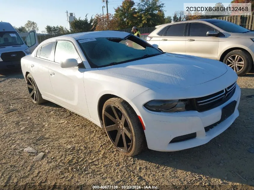 2016 Dodge Charger Se VIN: 2C3CDXBG8GH132468 Lot: 40677139