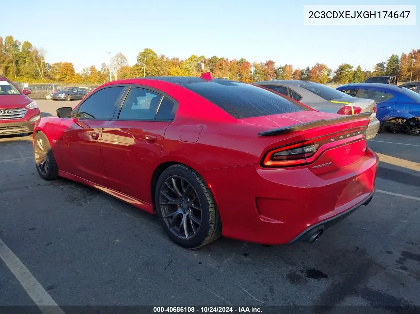 2C3CDXEJXGH174647 2016 Dodge Charger Srt 392