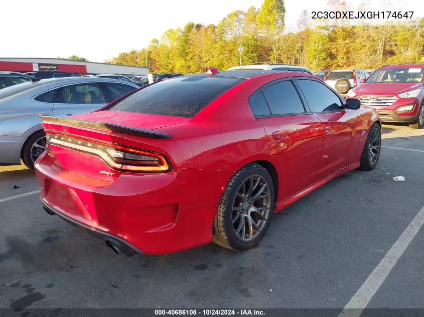 2016 Dodge Charger Srt 392 VIN: 2C3CDXEJXGH174647 Lot: 40686108