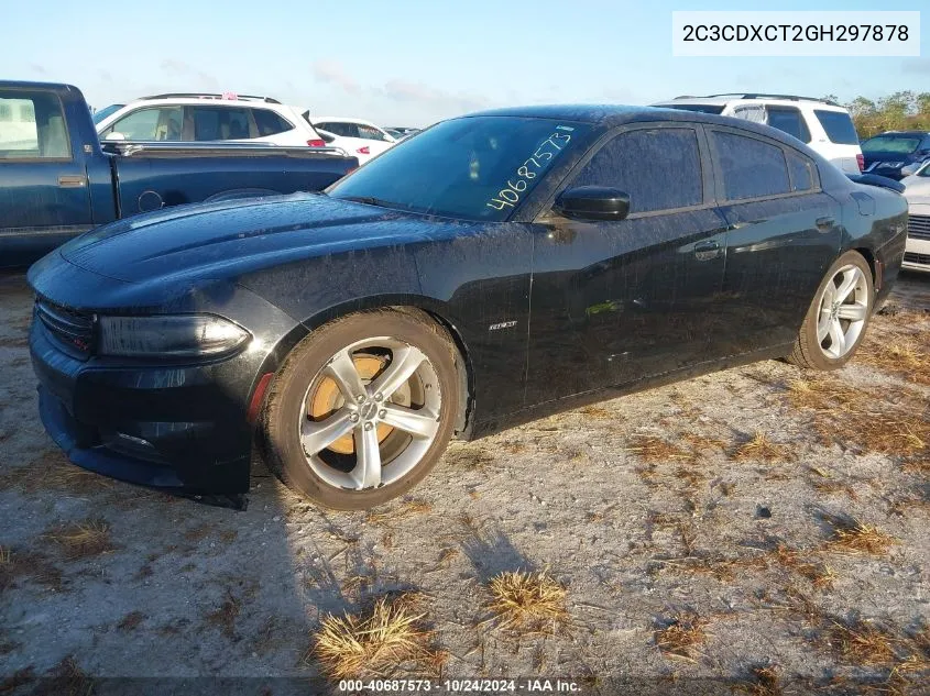 2016 Dodge Charger R/T VIN: 2C3CDXCT2GH297878 Lot: 40687573