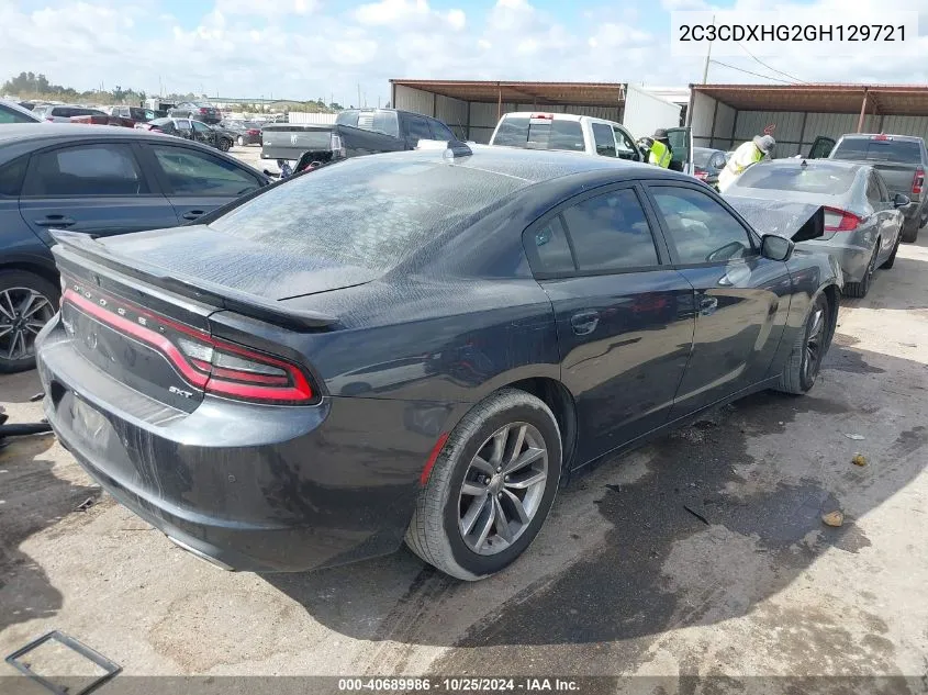 2C3CDXHG2GH129721 2016 Dodge Charger Sxt