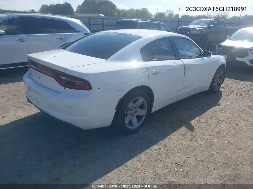 2C3CDXAT6GH218991 2016 Dodge Charger Police