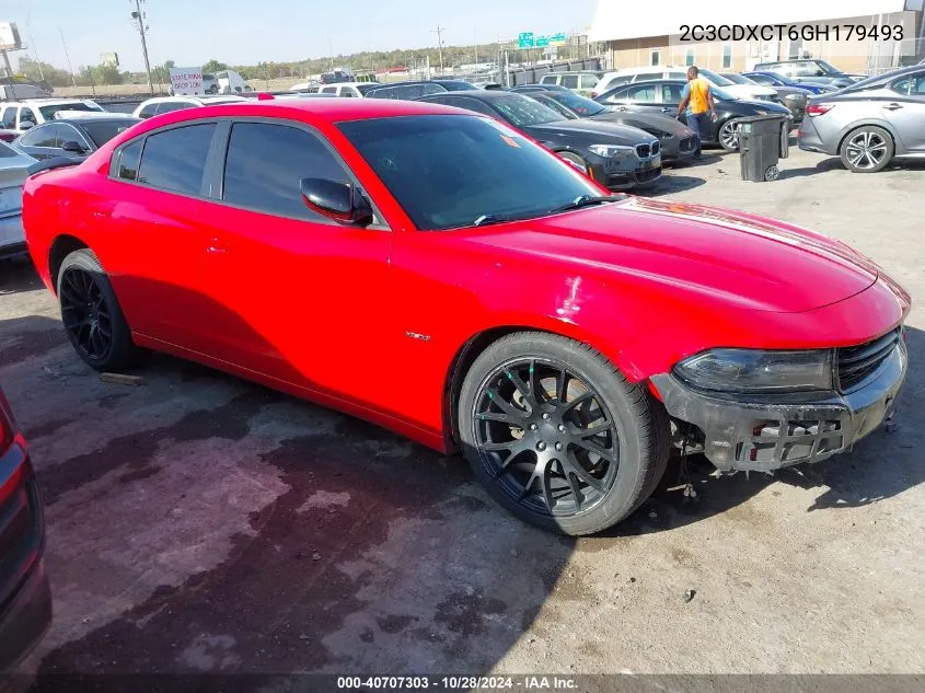 2016 Dodge Charger R/T VIN: 2C3CDXCT6GH179493 Lot: 40707303