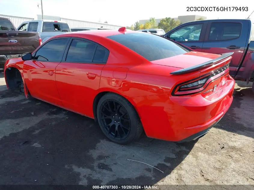 2016 Dodge Charger R/T VIN: 2C3CDXCT6GH179493 Lot: 40707303