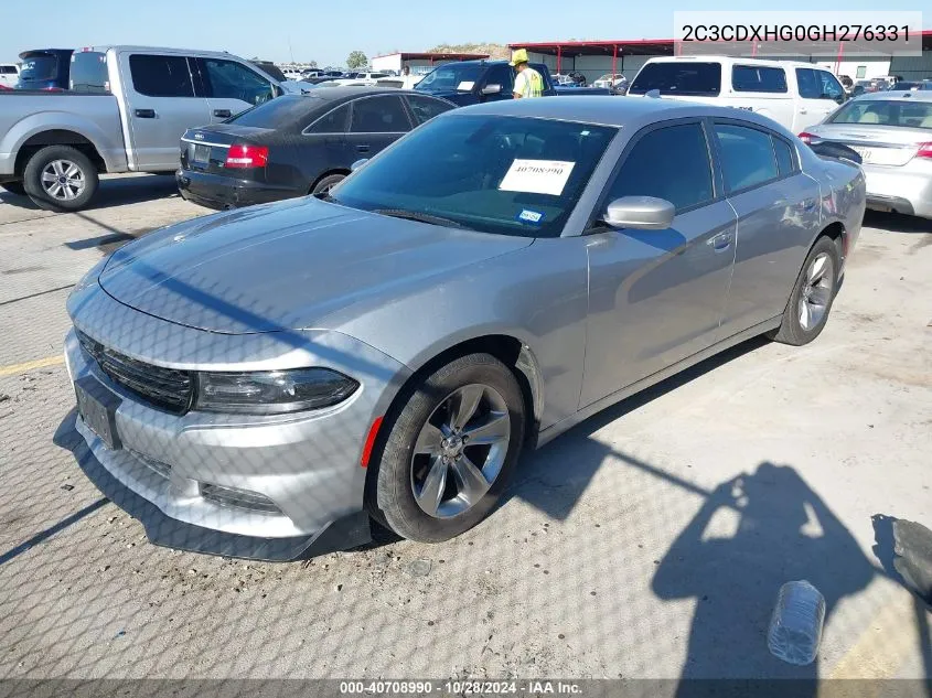 2C3CDXHG0GH276331 2016 Dodge Charger Sxt