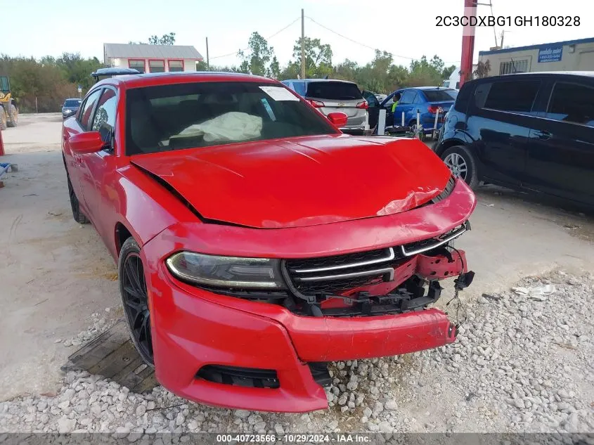 2C3CDXBG1GH180328 2016 Dodge Charger Se