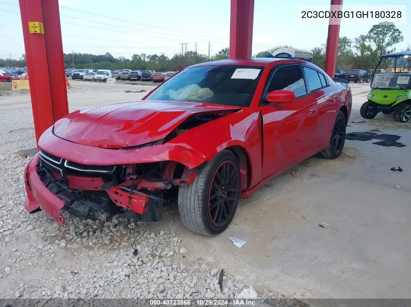 2016 Dodge Charger Se VIN: 2C3CDXBG1GH180328 Lot: 40723566