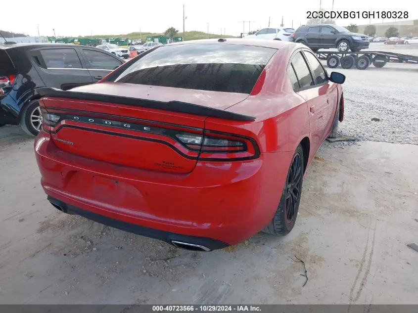 2C3CDXBG1GH180328 2016 Dodge Charger Se