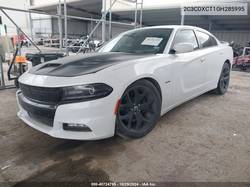 2016 Dodge Charger R/T VIN: 2C3CDXCT1GH285995 Lot: 40724795