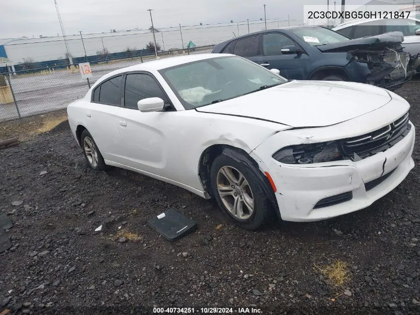 2016 Dodge Charger Se VIN: 2C3CDXBG5GH121847 Lot: 40734251